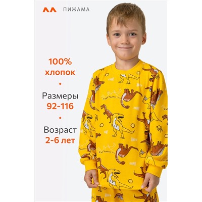 Хлопковая пижама для мальчика Happyfox