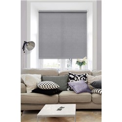 Рулонная штора «Морзе», цвет серый, 37х160 см