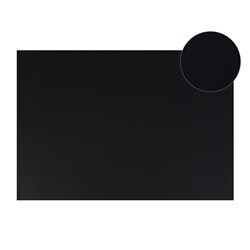 Картон цветной Sadipal Sirio двусторонний: текстурный/гладкий, 700 х 500 мм, Sadipal Fabriano Elle Erre, 220 г/м, чёрный
