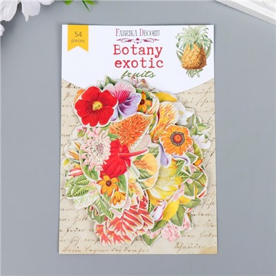 Набор высечек "Botany exotic fruits" 54 шт