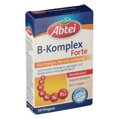 Abtei (Абтай) Vitamin B Komplex Forte 50 шт