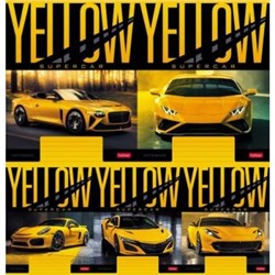 Тетрадь  18л клетка "YELLOWsupercar" (074817) Хатбер {Россия}