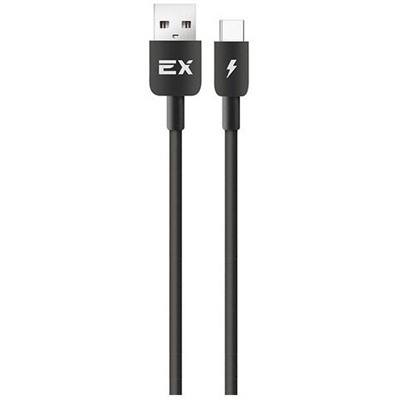 Кабель Type-C - USB, 1 м, "Classic", силикон, В КОРОБКЕ (EX-K-999) "Exployd", черный, 2.1А