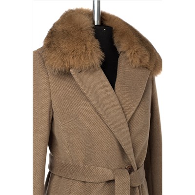 02-3046 Пальто женское утепленное(пояс)