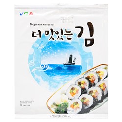 Жареная морская капуста «КИМ» (нори для суши и роллов), Корея, 20 г