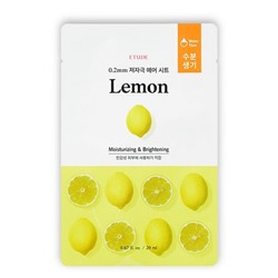 Etude Тканевая маска с экстрактом лимона / 0.2 Therapy Air Mask Lemon, 20 мл