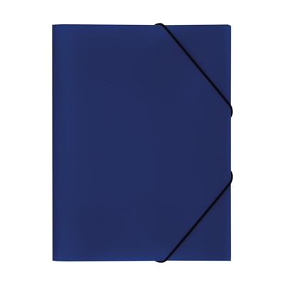 Папка на резинках СТАММ синяя (ММ-32189) А4, 500мкм
