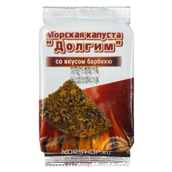 Морская капуста со вкусом барбекю "Долгим", Корея, 5 г