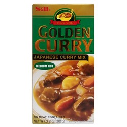 Среднеострый соус карри микс Golden Curry S and B, Япония, 92 г Акция