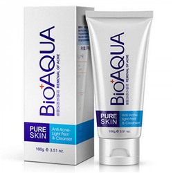 BQY0702 Пенка для умывания от акне PURE Skin BioAqua Anti-Acne, 100 гр