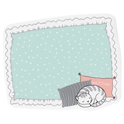 Блок самоклеящийся фигурный MESHU "Soft pillows" 40л. (MS_54257)
