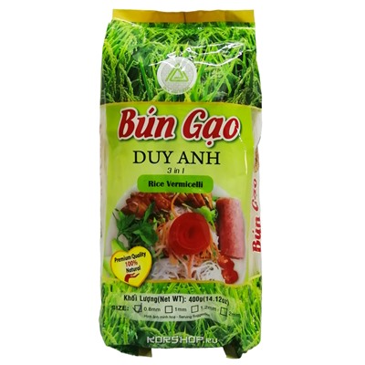 Рисовая вермишель 0,8 мм Duy Anh, Вьетнам, 400 г