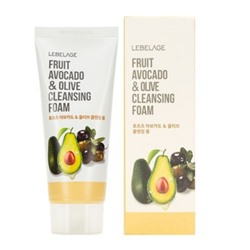 Lebelage Пенка для умывания с экстрактом авокадо и оливы / Fruit Avocado & Olive Cleansing Foam, 100 мл