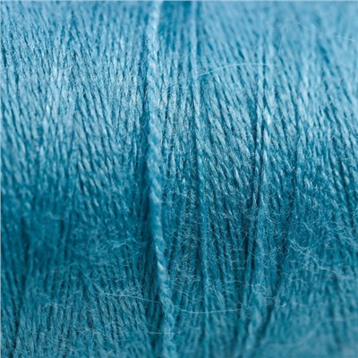 Пряжа "Mink wool" 90% пух норки,10% полиамид 350м/50гр + нитки  (862 - гр.бирюза)