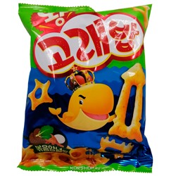 Пшеничные чипсы со вкусом морепродуктов Orion, Корея, 56 г