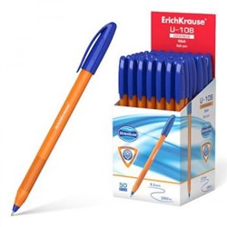 Ручка шариковая U-108 Orange Stick Ultra Glide Technology синяя 1.0мм 47582 Erich Krause {Индия}