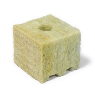 Субстрат минераловатный в кубике, 7.5 × 7.5 × 6.5 см, отверстие 15 × 15 мм, МИКС, «Эковер»