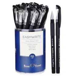 Ручка шариковая 0.5 мм "EasyWrite.BLACK" черная 20-0050 Bruno Visconti {Китай}