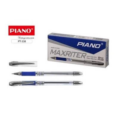 Ручка шариковая масляная "PIANO Maxriter" 0.5мм "PIANO Maxriter" синяя PT-338-1152 Piano {Китай}