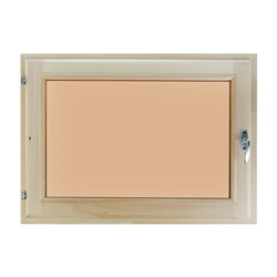 Окно, 70×100см, однокамерный стеклопакет, тонированное, из липы