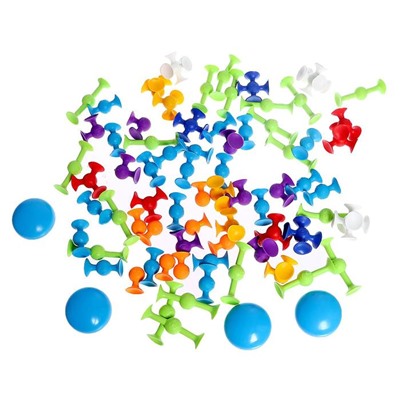 Конструктор «Забавные присоски», 76 деталей
