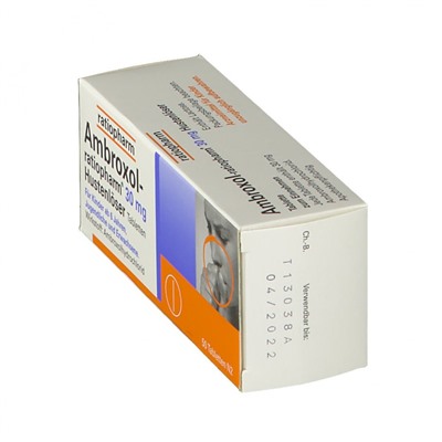 Ambroxol-ratiopharm (Амброксол-ратиофарм) 30mg Hustenloser 50 шт