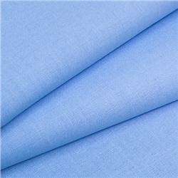 Ткань на отрез бязь ГОСТ Шуя 220 см 12410 цвет голубой 1