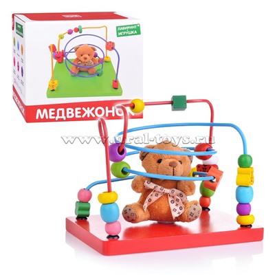 Лабиринт с игрушкой "Медвежонок"