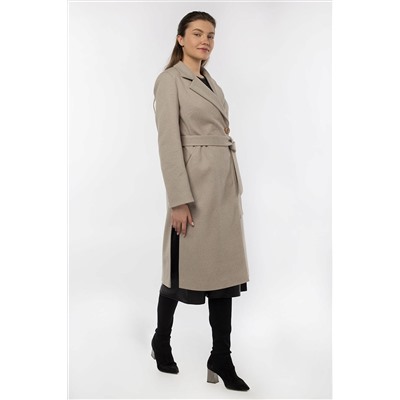 01-10609 Пальто женское демисезонное (пояс)