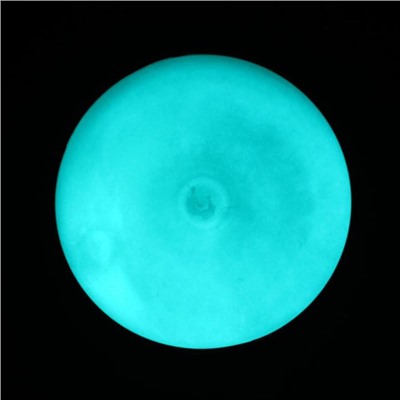Краска акриловая люминесцентная, 20 мл LUXART Lumi зелёный, небесно-голубое свечение