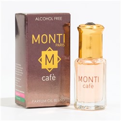 Парфюмерное масло женское Monti Cafe женское Монти Кафе, 6 мл