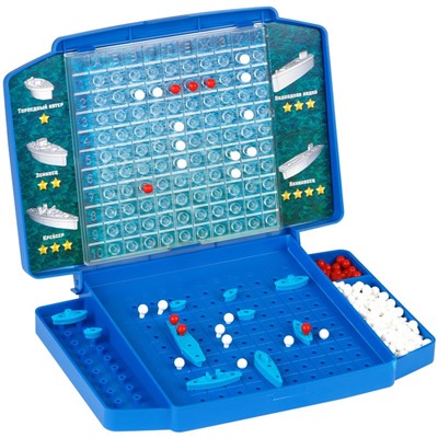 Игра настольная "Три совы. Морской бой" (НИ-45628) пластик, в коробке