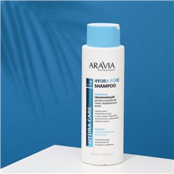 Шампунь для восстановления сухих обезвоженных волос Aravia Professional, увлажняющий, 400 мл