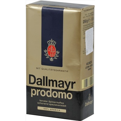 Dallmayr. Prodomo (молотый) 250 гр. мягкая упаковка