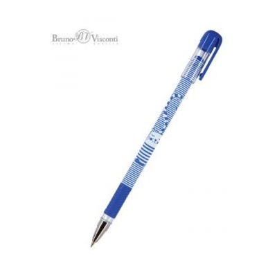 Ручка шариковая 0.5 мм "MagicWrite.Кот-Морячок" синяя 20-0240/10 Bruno Visconti {Китай}