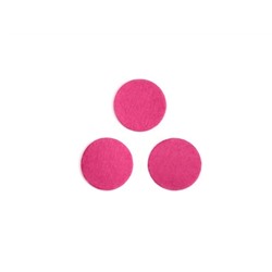 Фетровые кружочки (цвет темно розовый) 40мм