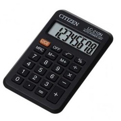 Калькулятор 8 разрядов  LC210NR 11х62х98 мм CITIZEN {Китай}