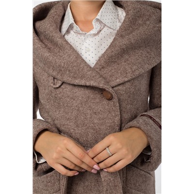 01-10707 Пальто женское демисезонное (пояс)