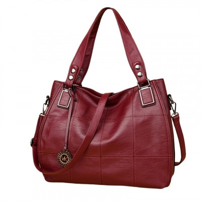 Женская кожаная сумка 8802-1 RED