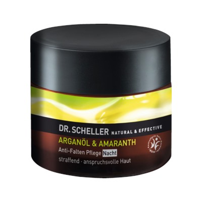 Dr. Scheller Nachtcreme Anti-Falten Arganöl & Amaranth Ночной крем против морщин с аргановым маслом и амарантом, 50 мл