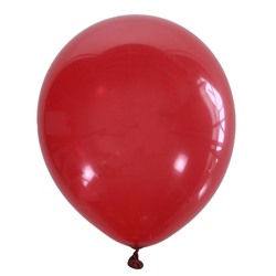 Шарик воздушный Latex Occidental 12", 30см "Декоратор. CHERRY RED" вишневый (058, 100876, 435641) МЕКСИКА