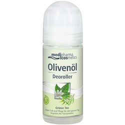 medipharma (медифарма) cosmetics Olivenol Deoroller Gruner Tee 50 мл