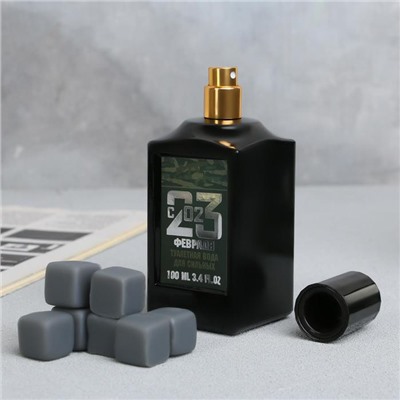 Набор: парфюм 100 мл и мыло камни Виски «Настоящему герою»
