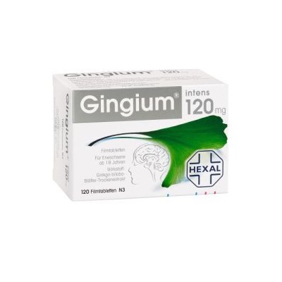 Gingium Intens 120 мг Filmtabletten (120 шт.) Гингиум Таблетки в оболочке 120 шт.
