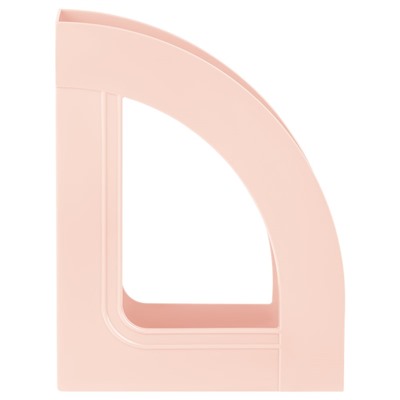 Лоток вертикальный для бумаг СТАММ "Респект" розовый (ЛТВ-31703) ширина 70мм