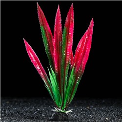 Растение искусственное аквариумное, 4 х 20 см, фиолетовое