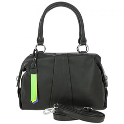 Женская кожаная сумка PS011 BLACK