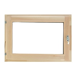 Окно, 70×100см, однокамерный стеклопакет, из липы