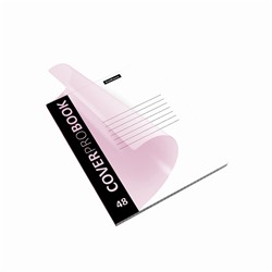 Тетрадь 48л. ErichKrause "CoverProBook Pastel. Розовая" клетка (55228) пластиковая обложка