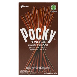 Шоколадные палочки Pocky Double Choco Glico, Таиланд, 47 г